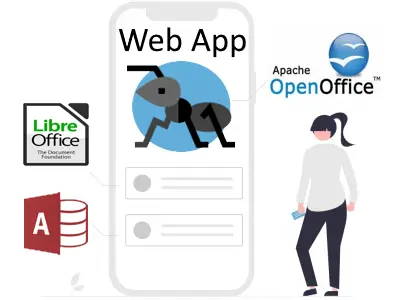 Antrow Software Announces the Migration of LibreOffice and Apache OpenOffice databases to a Web App